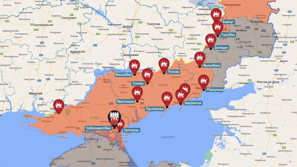Мапа бойових дій – як читати карту фронту та розуміти ситуацію в Україні мапа бойових дій